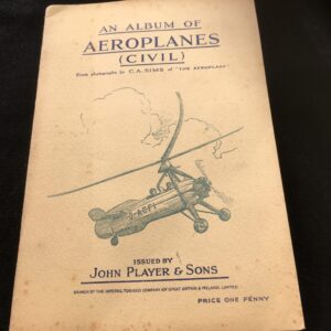 Cigarette Card Albums - Aeroplanes (Civil) (1)