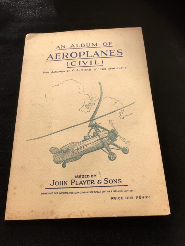 Cigarette Card Albums - Aeroplanes (Civil) (1)