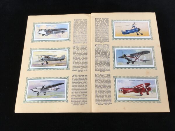 Cigarette Card Albums - Aeroplanes (Civil) (3)